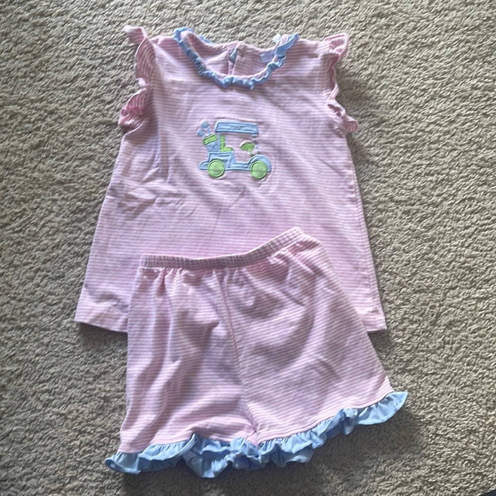 Two piece cotton golf set